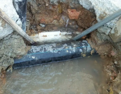昆都仑测漏水之水管漏水